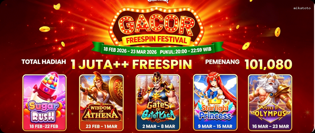 Login mikatoto Sekarang Bonus Melimpah